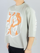 DVMT 'Struck' Cropped T-Shirt (Grey) 751-112 - FRESH N FITTED