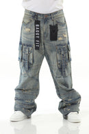 Stylo Blue Buckled Baggy VTR 3 BKL (Blue) - FRESH N FITTED