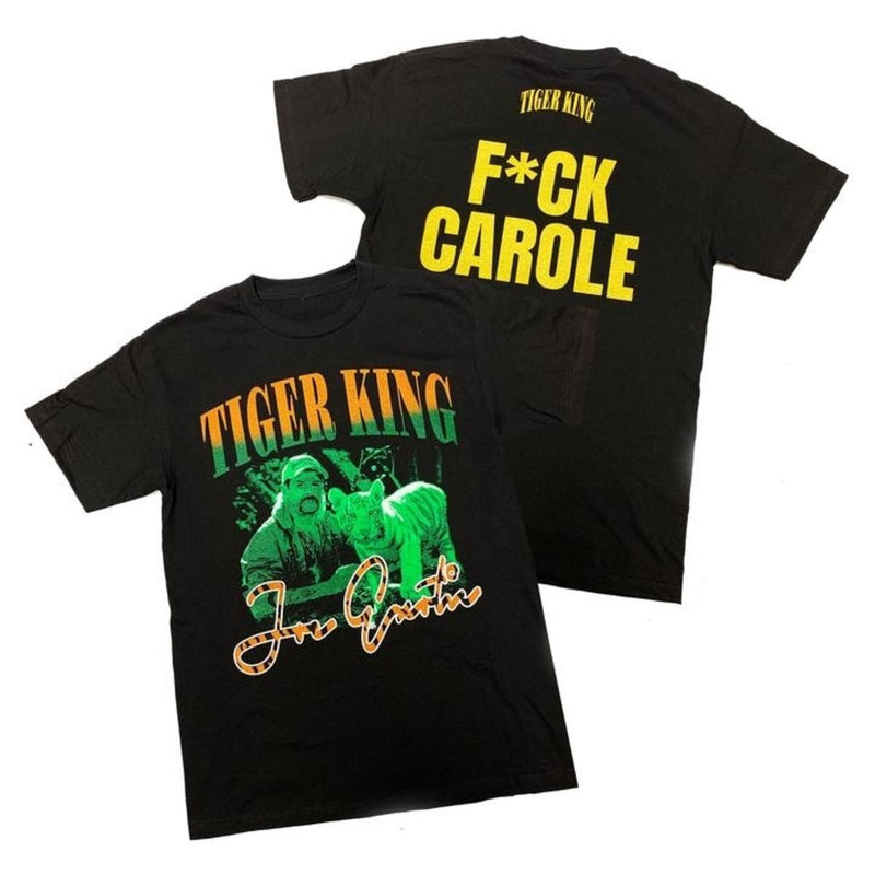 Nostalgic Club Tiger King T-Shirt (Black) - Fresh N Fitted Inc