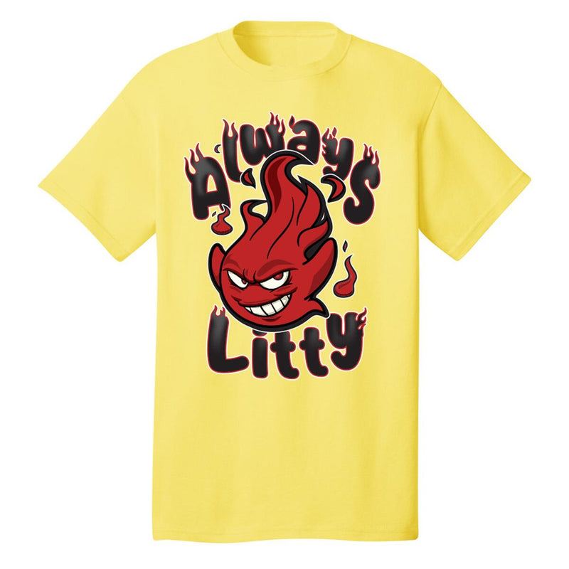 RS1NE 'Always Litty' T-Shirt (Yellow) DS5110 - Fresh N Fitted Inc