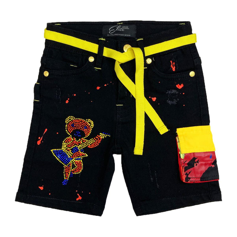 Elite Denim Kids 'Rock Star' Denim Shorts 509-JR - Fresh N Fitted Inc