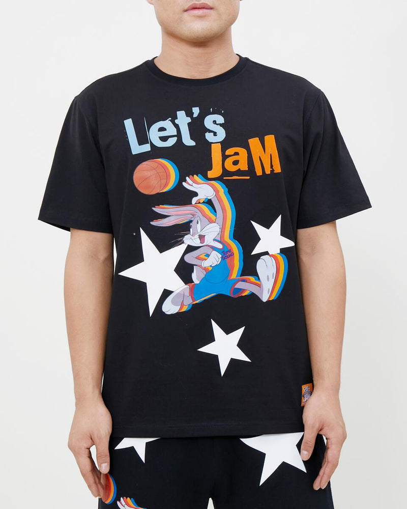 Freeze Max x Space Jam 'Lets Jam' T-Shirt (Black) 2S10003-BLK - Fresh N Fitted Inc