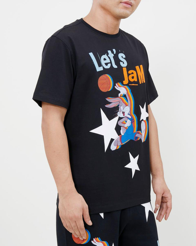 Freeze Max x Space Jam 'Lets Jam' T-Shirt (Black) 2S10003-BLK - Fresh N Fitted Inc