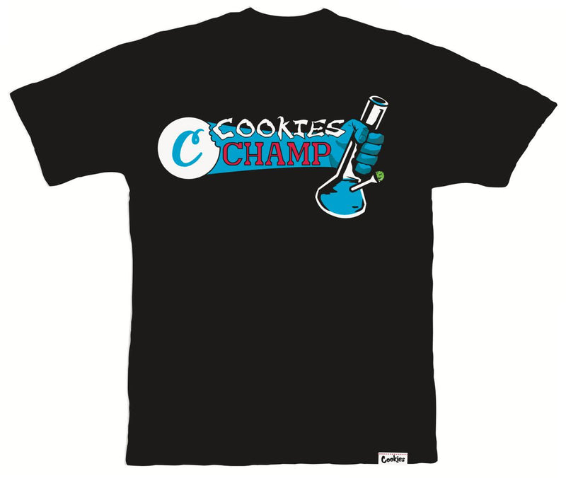 Cookies 'Champ' T-Shirt (Black) 1555T5548 - Fresh N Fitted Inc