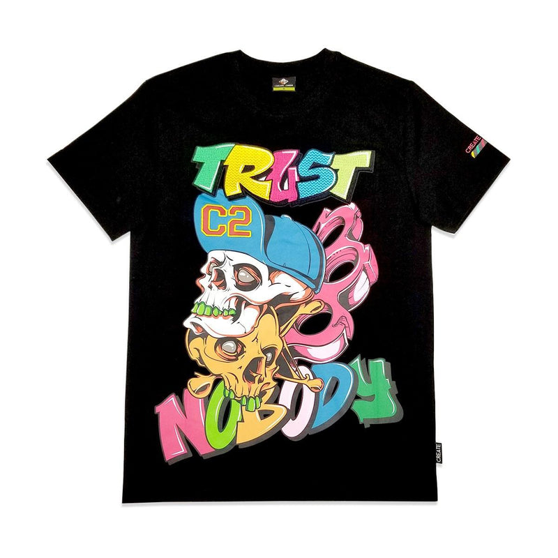 CREATE 2MRW 'Trust Nobody' T-Shirt (Black) CF1015