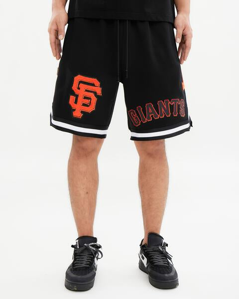Pro Standard San Francisco Giants Logo Pro Team Shorts (Black) LSG331599 - Fresh N Fitted Inc