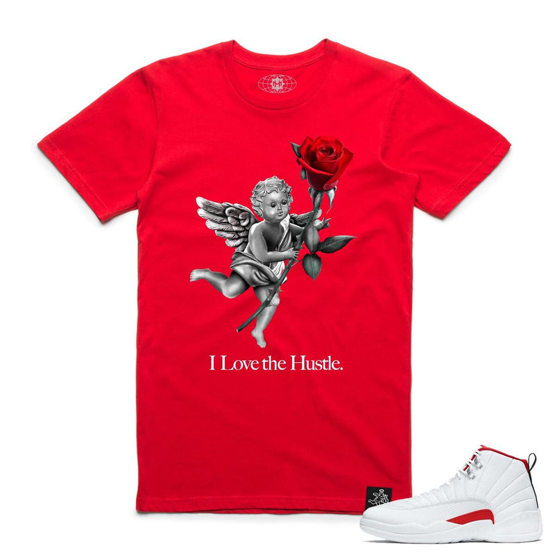 Hasta Muerte 'I Love The Hustle' T-Shirt (Twist Red) - Fresh N Fitted Inc