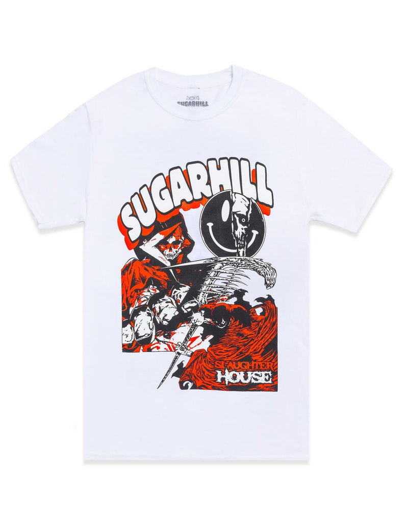 Sugarhill 'Slaughterhouse' T-Shirt (White) SH-SUM221-11 - Fresh N Fitted Inc