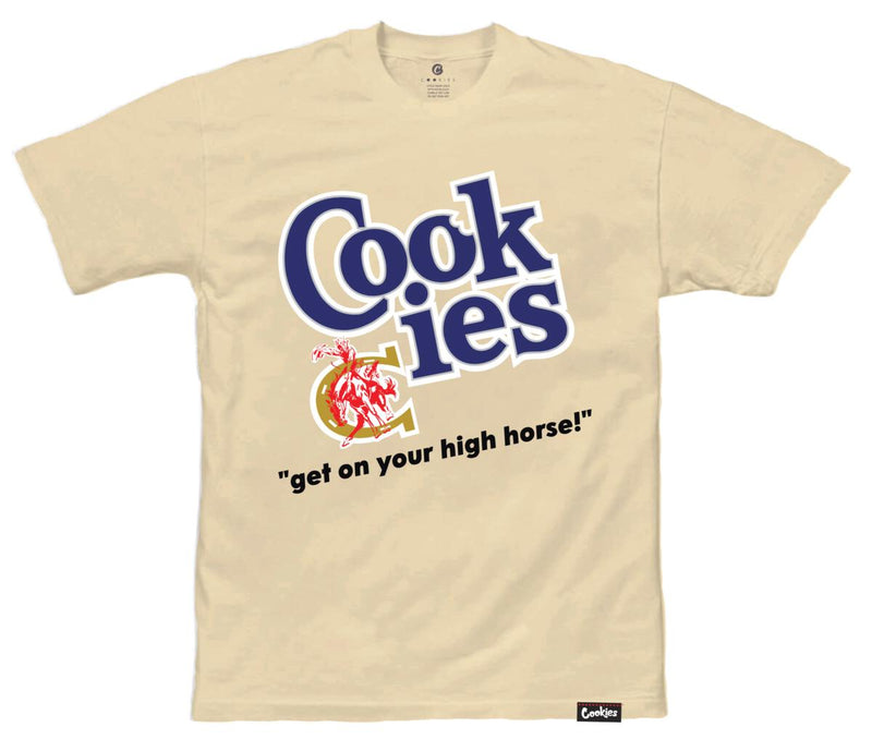 Cookies 'High Horse' T-Shirt (Cream) 1557T5915 - Fresh N Fitted Inc