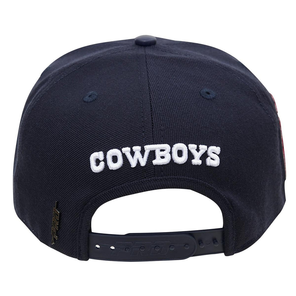 Pro Standard Dallas Cowboys Stacked Logo Snapback Hat (Gray