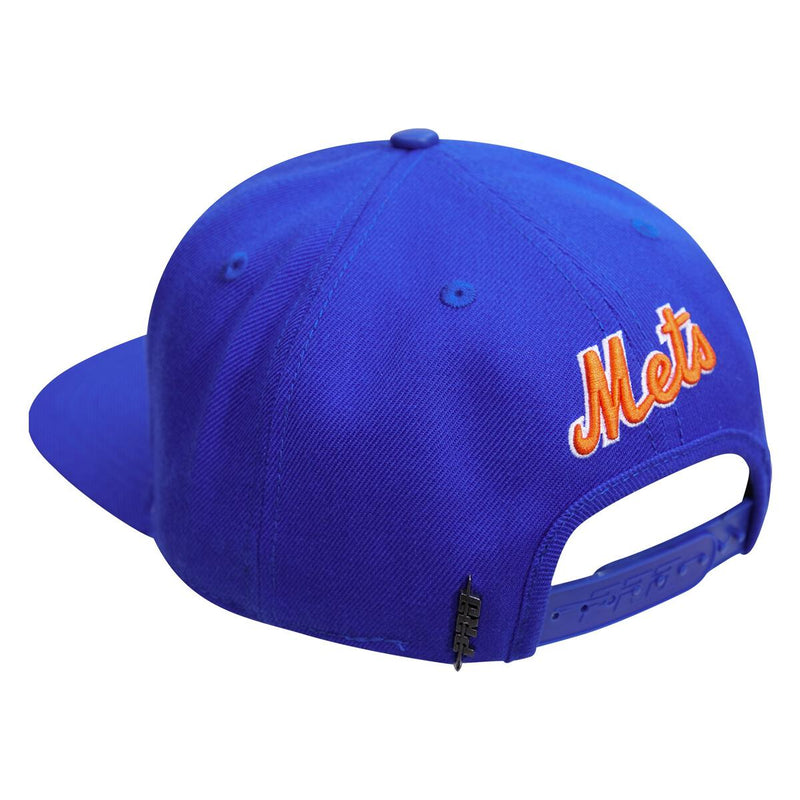 Pro Standard New York Mets Logo Snapback Hat (Royal) LNM731935 - Fresh N Fitted Inc