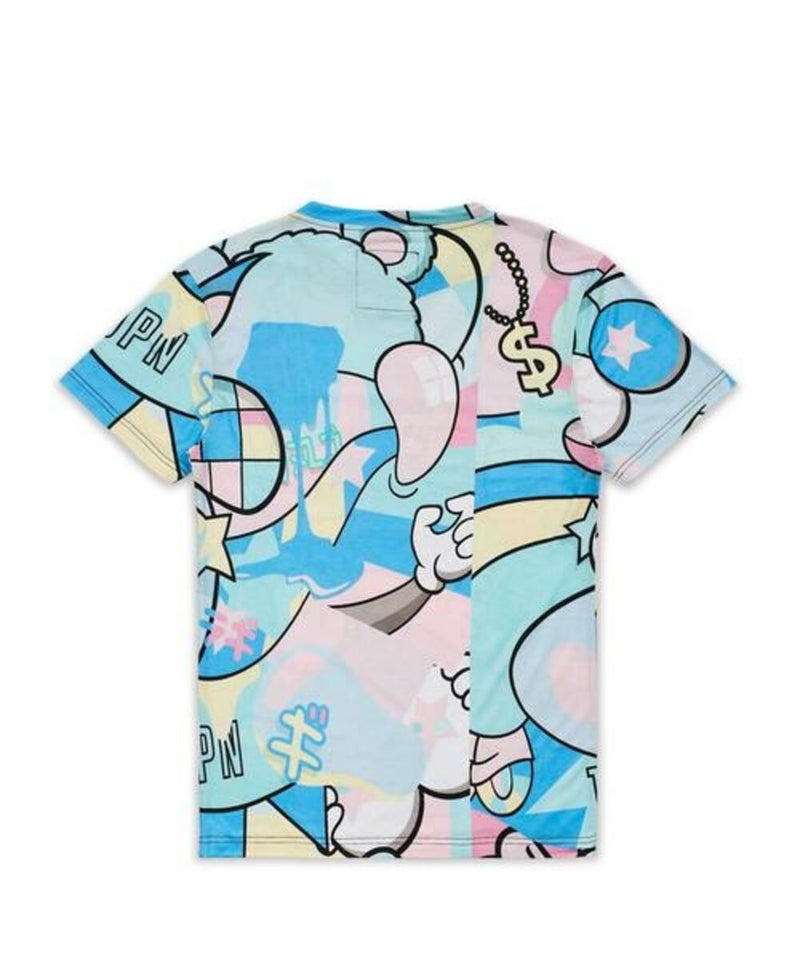 Reason 'Neo World' T-Shirt (Blue/Pink/Yellow) A1-039T - Fresh N Fitted Inc