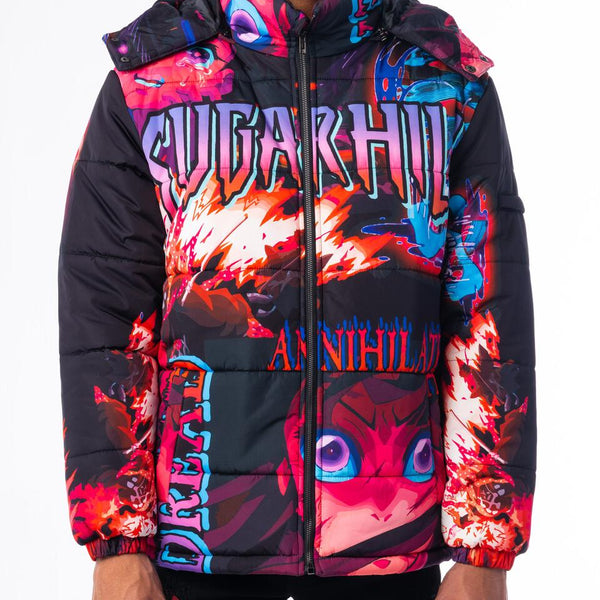 Sugarhill 'Annihilation' Puffer Jacket (Red) SH-FALL221-16 | Fresh