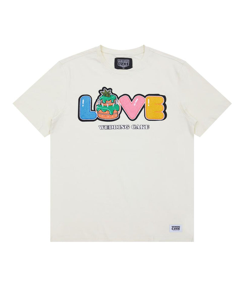 Wedding Cake 'Love' T-Shirt (Eggshell) WC1970061 - Fresh N Fitted Inc