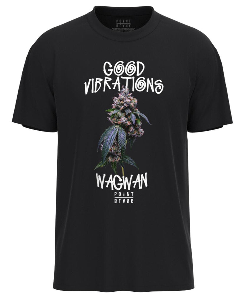 Point Blank 'Good Vibrations' T-Shirt (Black) 5241 - Fresh N Fitted Inc