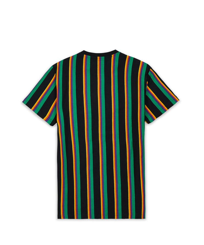 Reason 'Life Is Good' T-Shirt (Striped/Green/Black) RJ-11 - Fresh N Fitted Inc
