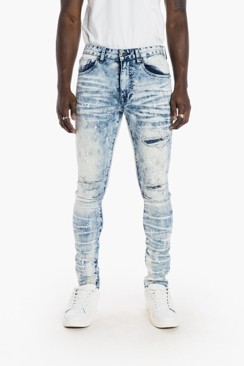 Smoke Rise 'Super Basic' Jeans (Blue) JP22213 - Fresh N Fitted Inc