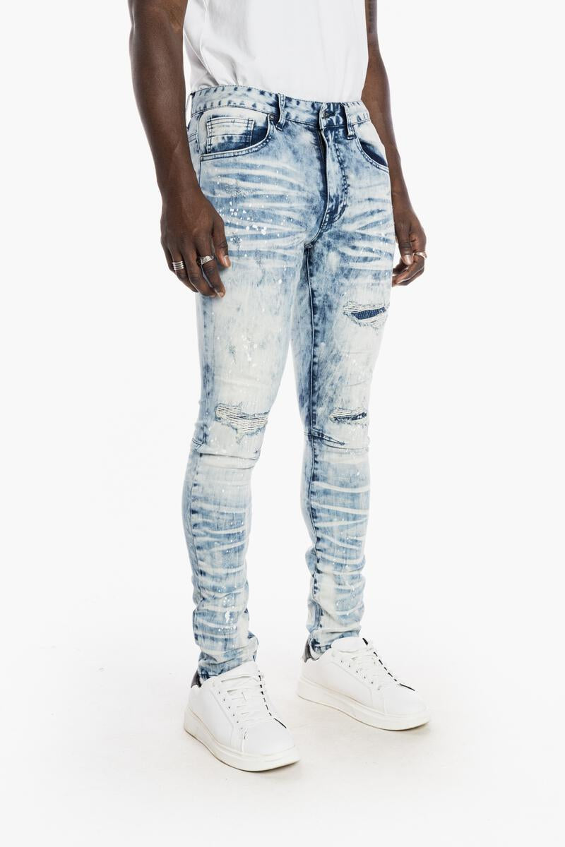 Smoke Rise 'Super Basic' Jeans (Blue) JP22213 - Fresh N Fitted Inc