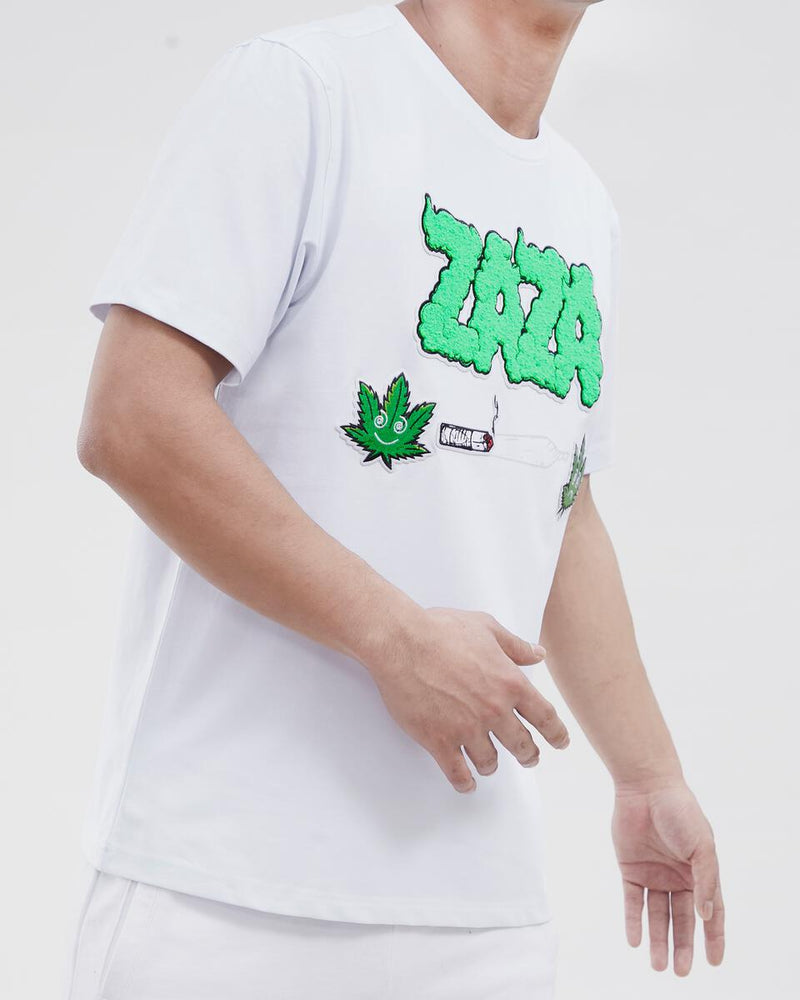 Zaza 'Scale Monochrome' T-Shirt (White) ZA1960008 - Fresh N Fitted Inc