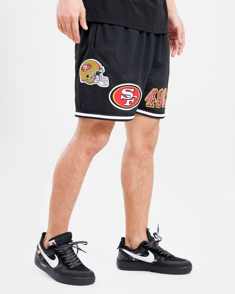 Pro Standard San Francisco 49ers Pro Team Jersey Shorts (Black) FS4341784 - Fresh N Fitted Inc