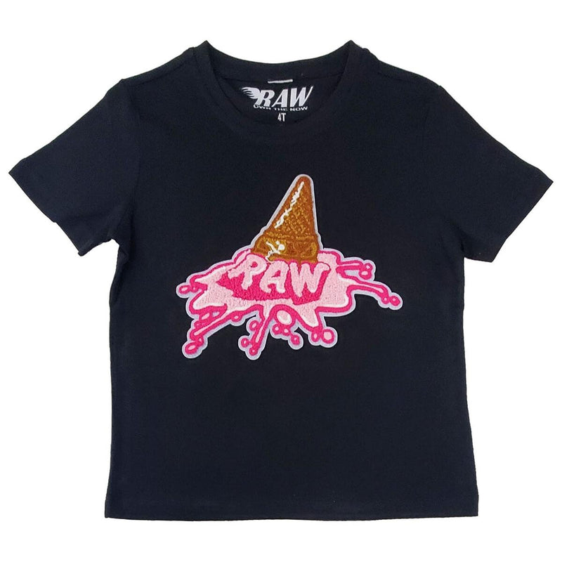 Rawyalty Kids 'Raw Cone' T-Shirt (Black) - Fresh N Fitted Inc