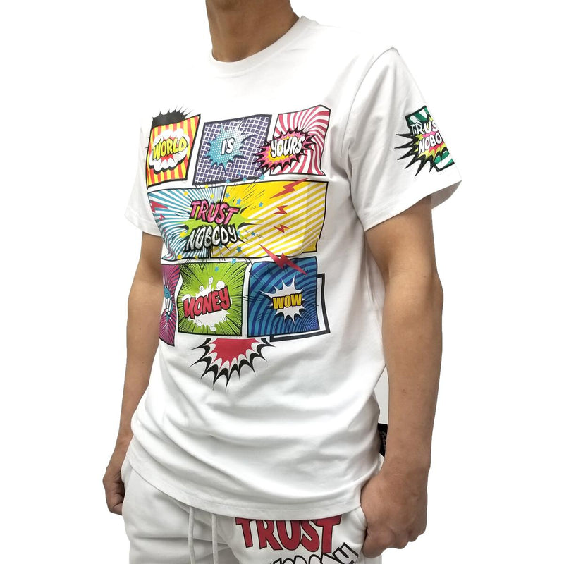 Switch 'Cartoon' T-Shirt (White) SS2123 - Fresh N Fitted Inc