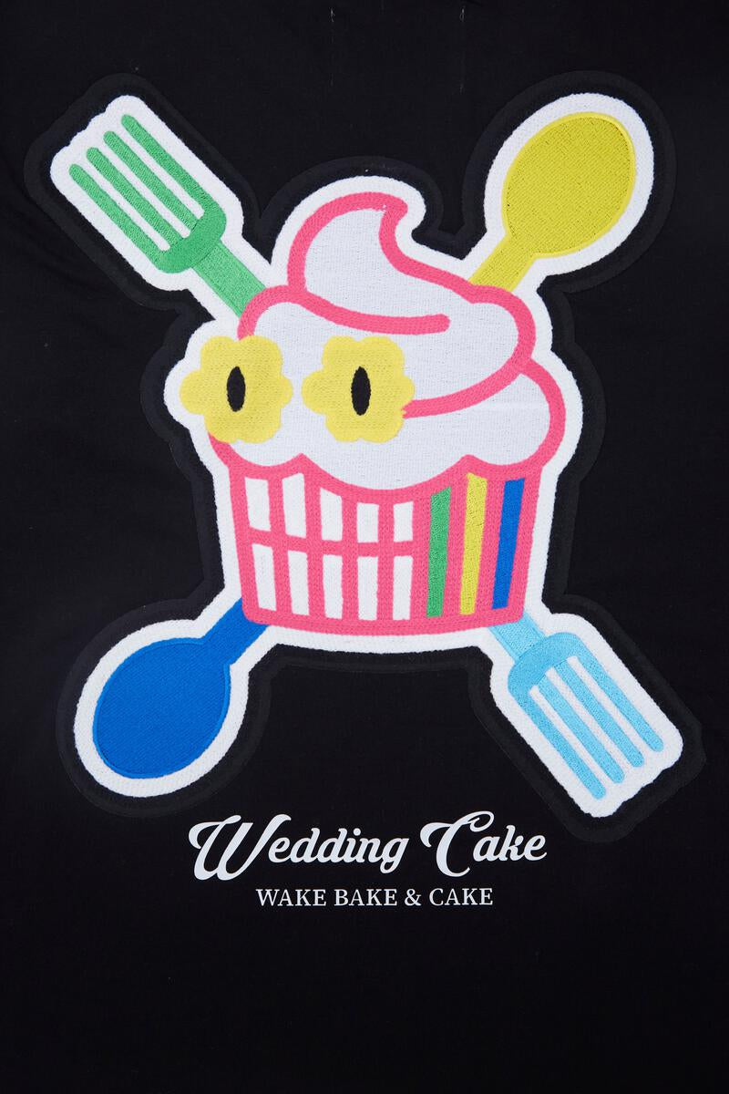 Wedding Cake 'Cake Fly' T-Shirt (Black) WC1970136 - Fresh N Fitted Inc