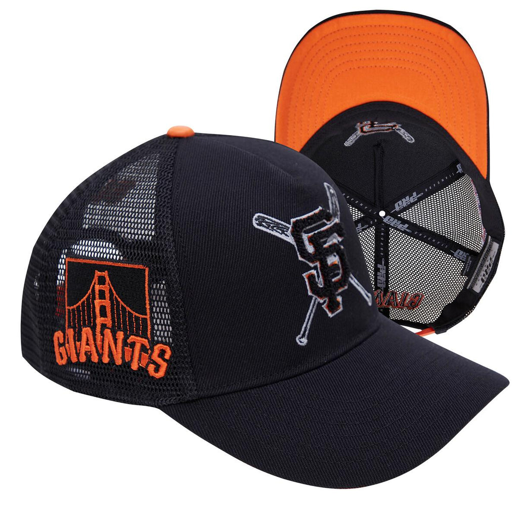 Pro Standard San Francisco Giants Mashup Trucker Hat (Black