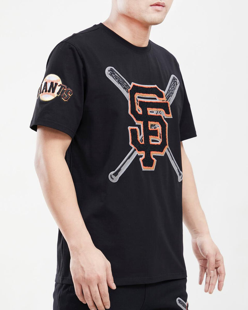 Pro Standard San Francisco Giants Mesh Up Logo Shirt (Black) LSG133485