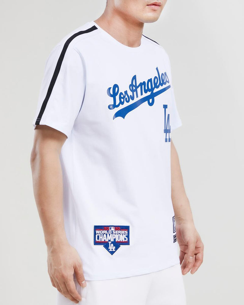 Pro Standard Los Angels Dodgers Logo Pro Team Tape Shirt (White) LLD133628