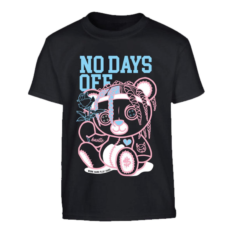 3FORTY Kids 'No Days Off' T-Shirt (Black) - Fresh N Fitted Inc