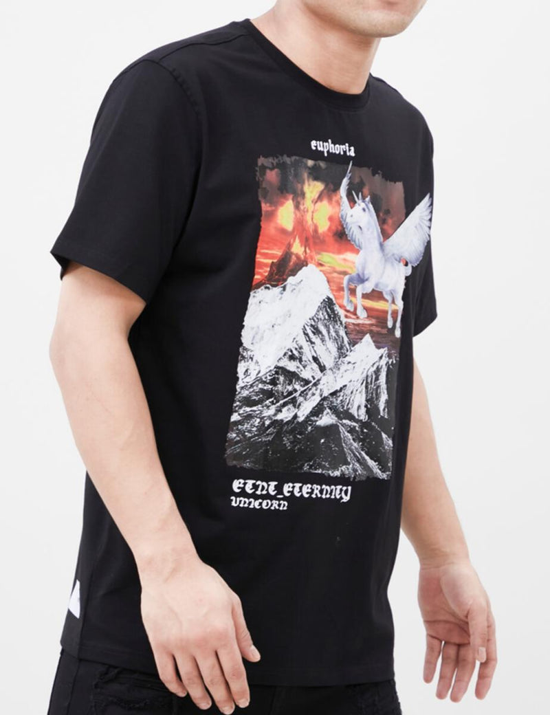 Eternity 'Unicorn' T-Shirt (Black) E1134328 - Fresh N Fitted Inc