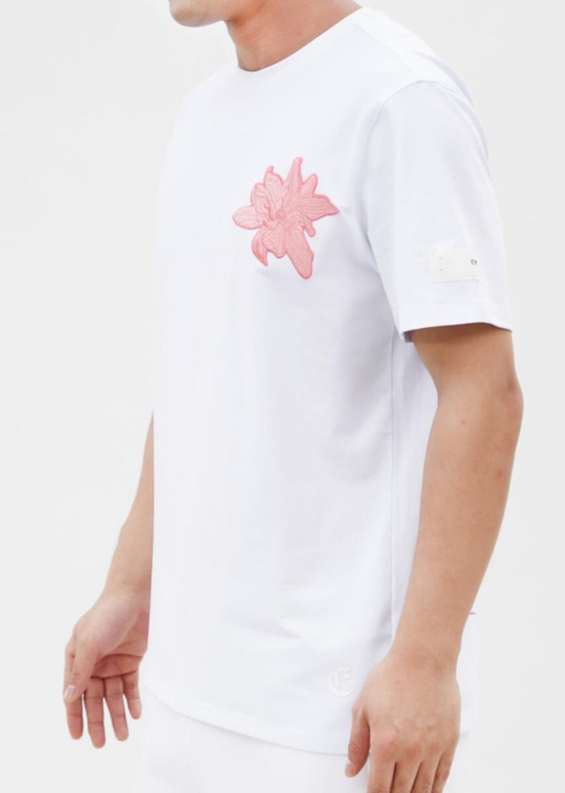 Eternity 'Wild Flower' T-Shirt (White) E1134342 - Fresh N Fitted Inc