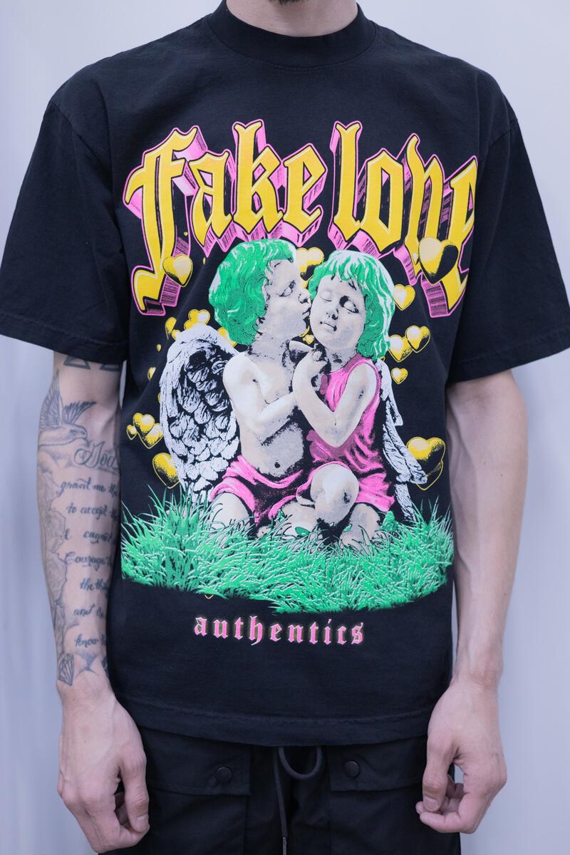 Authentics 'Fake Love' T-Shirt (Black) - Fresh N Fitted Inc