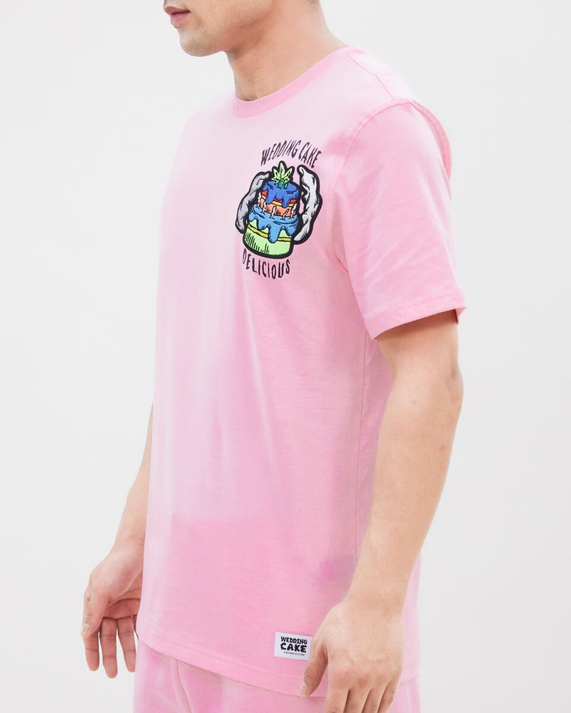 Wedding Cake 'Smoke Cake' T-Shirt (Pink) WC1970206 - Fresh N Fitted Inc