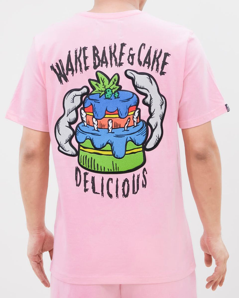 Wedding Cake 'Smoke Cake' T-Shirt (Pink) WC1970206 - Fresh N Fitted Inc