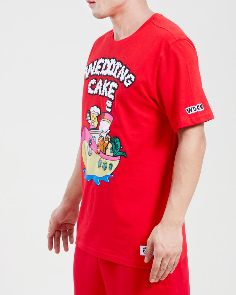 Wedding Cake 'Boat Life' T-Shirt (Red) WC1970187 - Fresh N Fitted Inc
