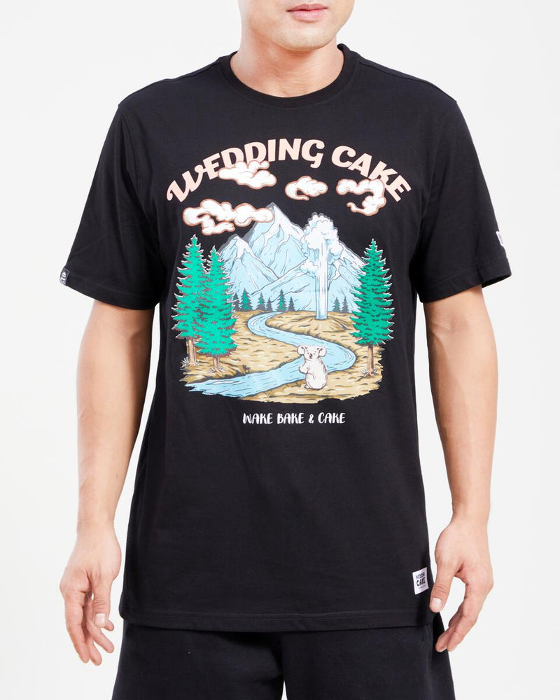 Wedding Cake 'Mountain Love' T-Shirt (Black) WC1970193 - Fresh N Fitted Inc