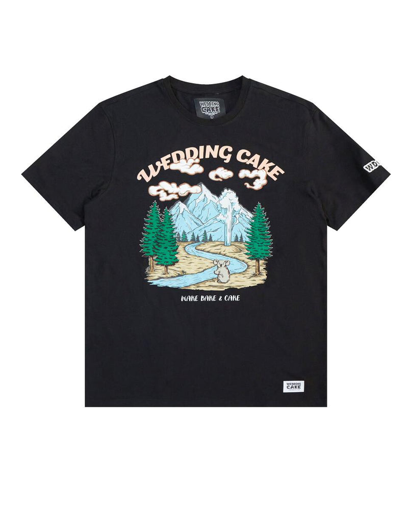 Wedding Cake 'Mountain Love' T-Shirt (Black) WC1970193 - Fresh N Fitted Inc