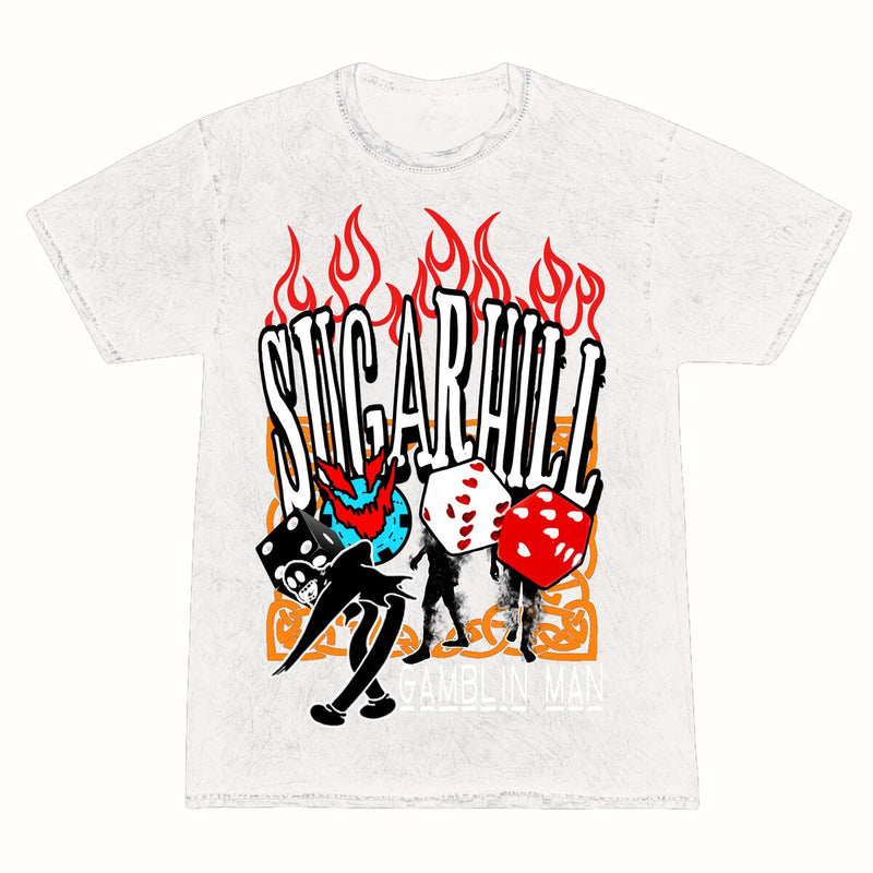 Sugarhill 'Love Gamble' T-Shirt (White) SH22-HOL-42 - Fresh N Fitted Inc