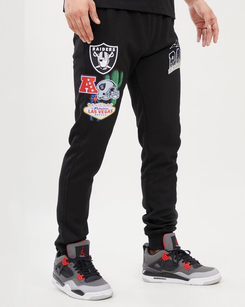 Pro Standard Las Vegas Raiders Hometown Pro Team Sweat Pants (Black) FOR441899 - Fresh N Fitted Inc