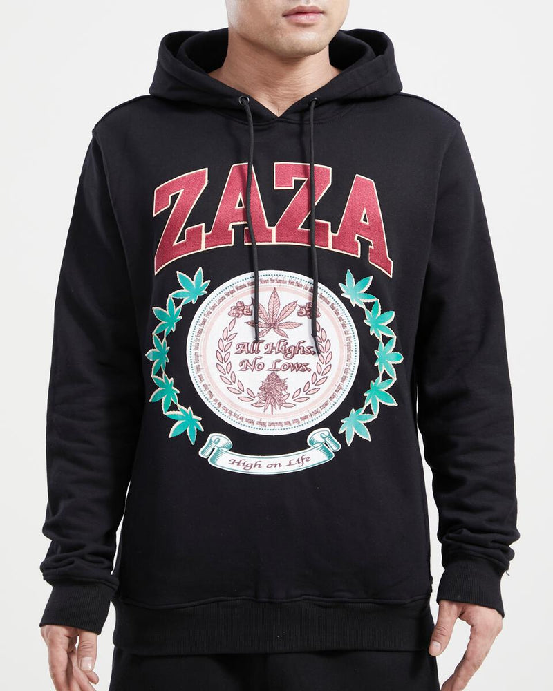 Zaza 'Crest' Hoodie (Black) ZA5960042 - Fresh N Fitted Inc