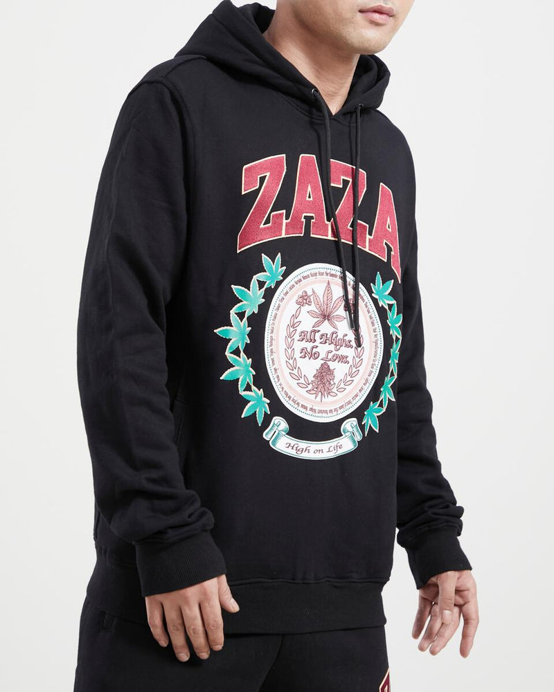 Zaza 'Crest' Hoodie (Black) ZA5960042 - Fresh N Fitted Inc