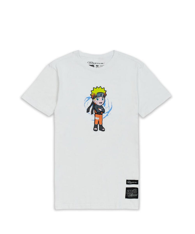 Reason 'Chibi Naruto' T-Shirt (White) RXNF22-T009 - Fresh N Fitted Inc