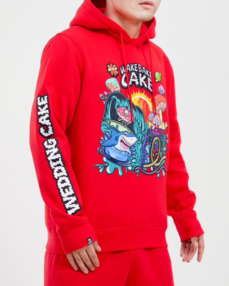Wedding Cake 'Surfing High' Hoodie (Red) WC5970216 - Fresh N Fitted Inc