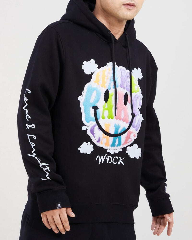 Wedding Cake 'Happy Face' Hoodie (Black) WC5970243 - Fresh N Fitted Inc