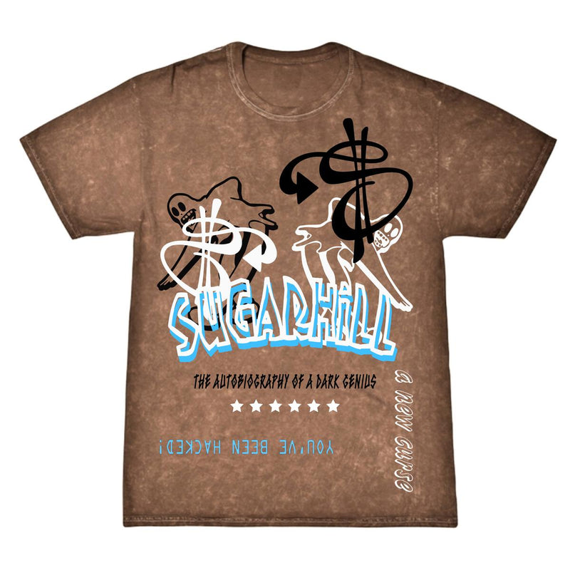 Sugarhill 'GENIUS' T-Shirt (Brown Vintage) SH23-SPR1-48