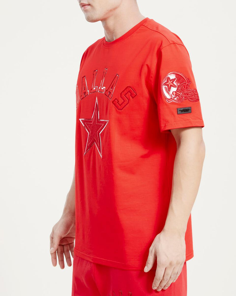Pro Standard 'Dallas' Logo T-Shirt (Triple Red) FDC142458