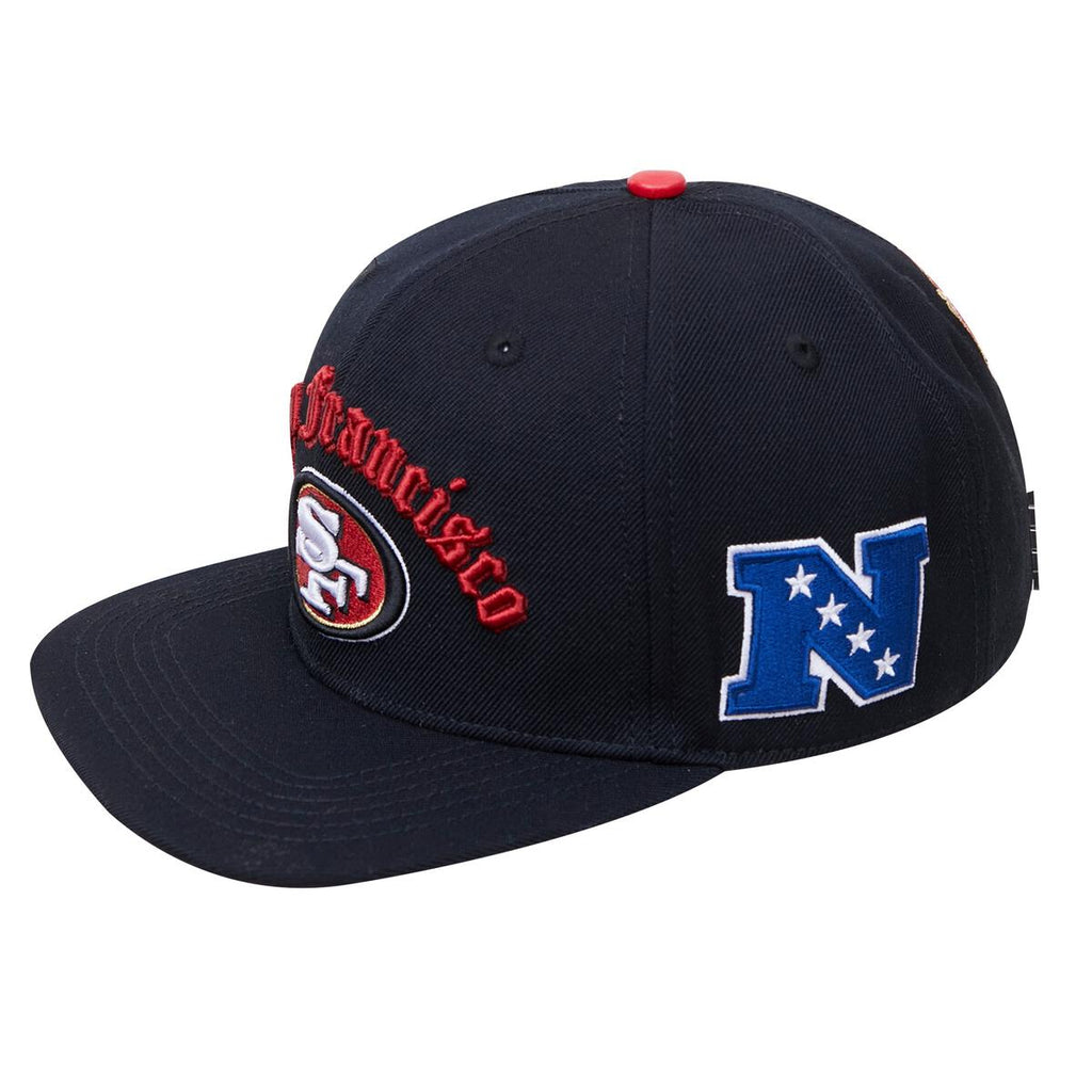 Pro Standard San Francisco 49ers Old English Logo Snapback Hat