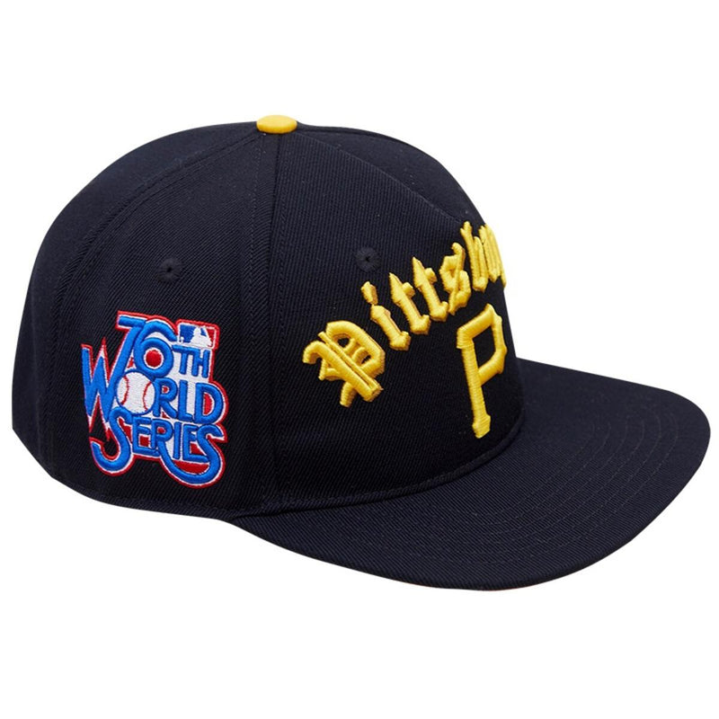 Pro Standard Pittsburgh Pirates Old English Snapback Hat (Black) LPP733710